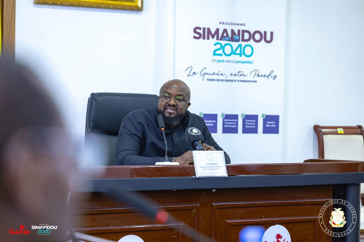 Simandou 2040, Djiba Diakité appelle à la participation des vendeurs de piments ou de poissons fumés : ‘’Nous devons changer de mentalités’’