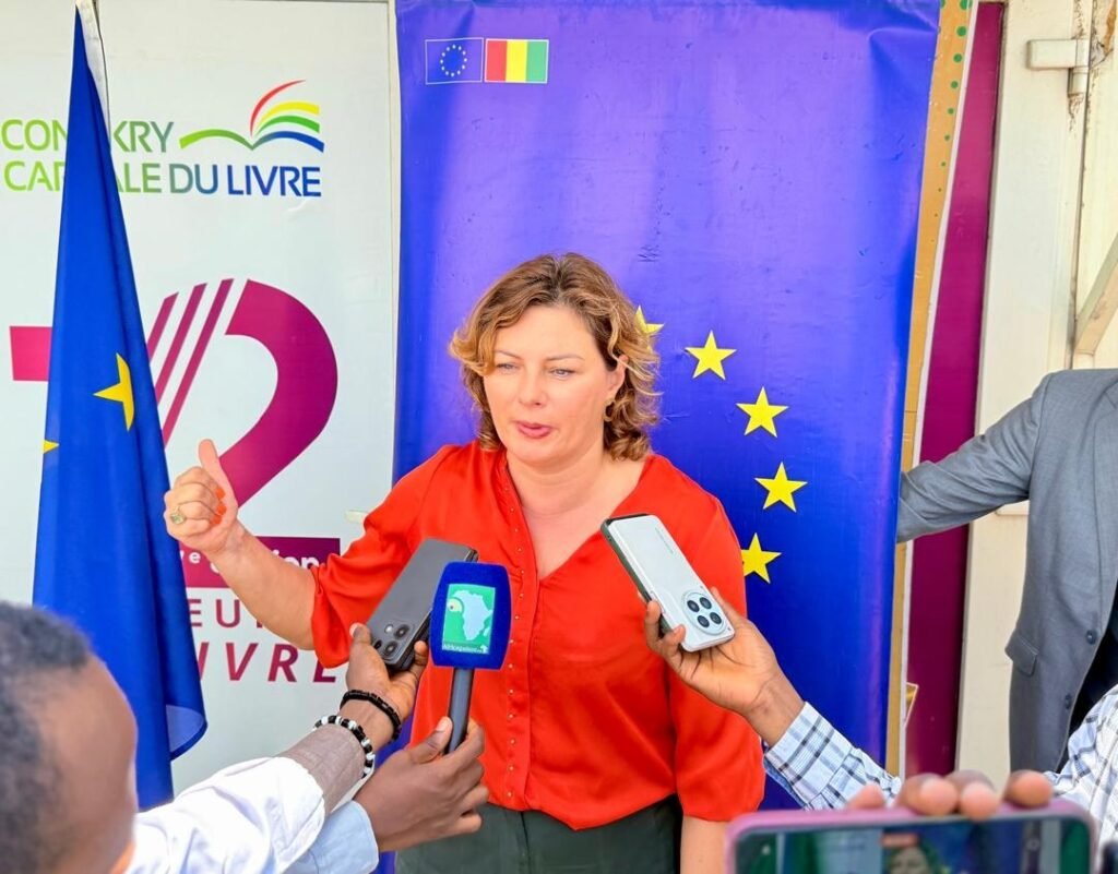 72 Heures du Livre : L’ambassadrice de l’Union européenne plaide pour l’égalité de genre et l’alphabétisation en Guinée