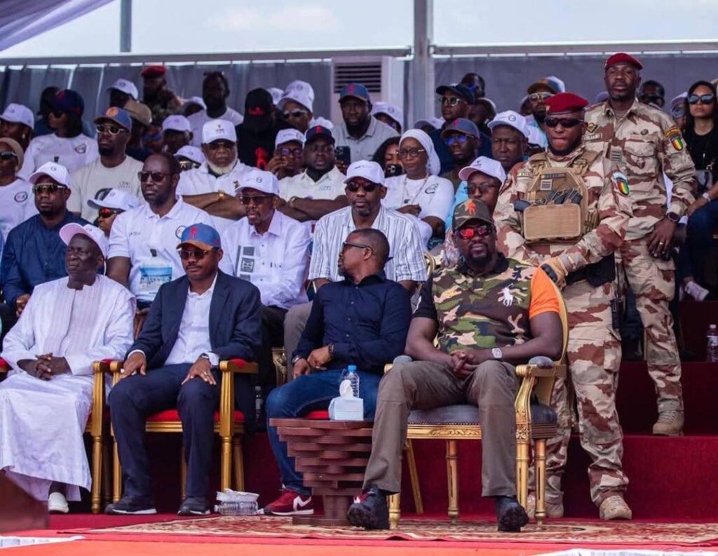 Inauguration du poste à péage et du pont unique de Tanènè par le président Doumbouya