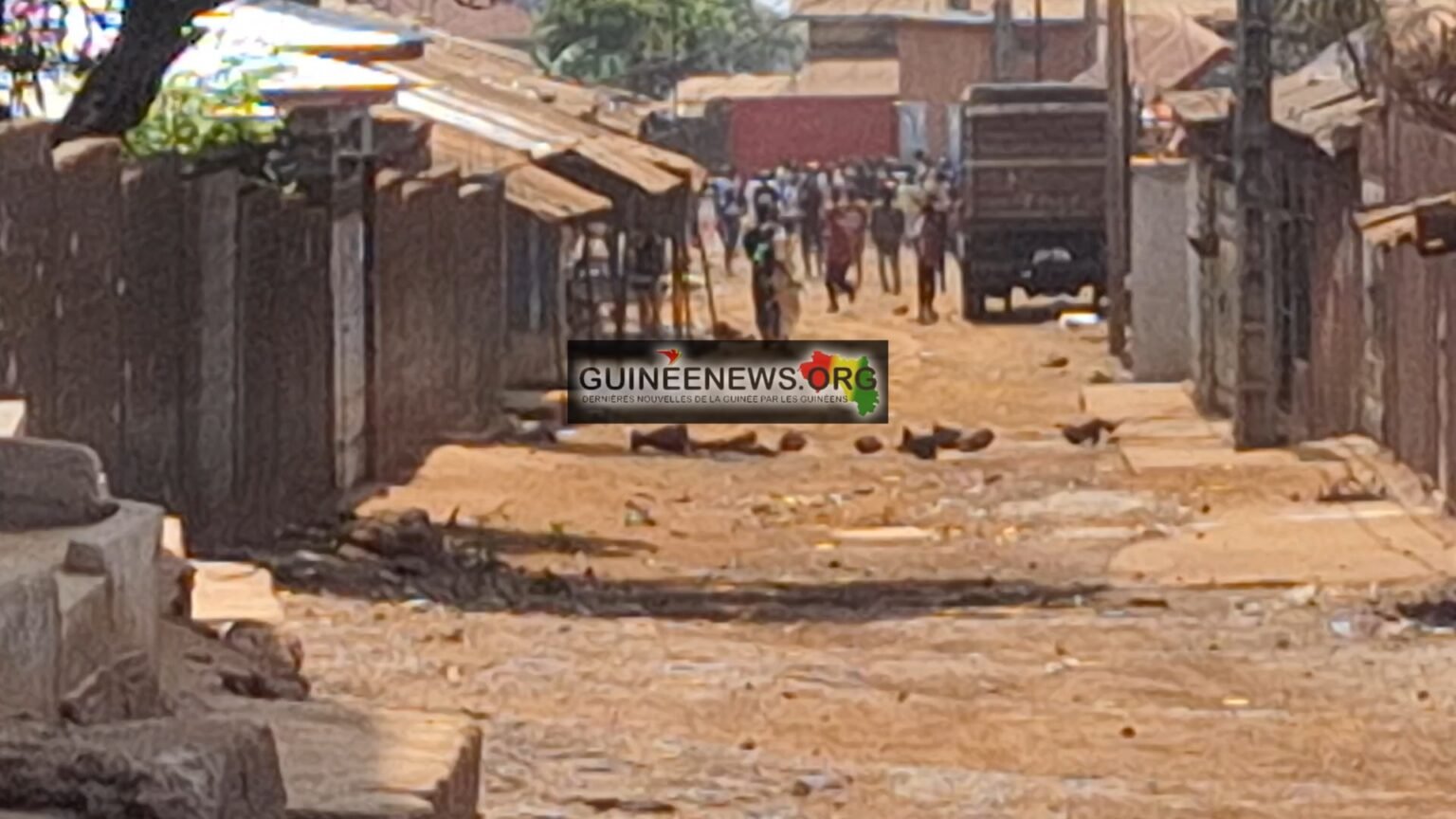 Conakry : de violents heurts signalés entre forces de l’ordre et manifestants à Wanindara