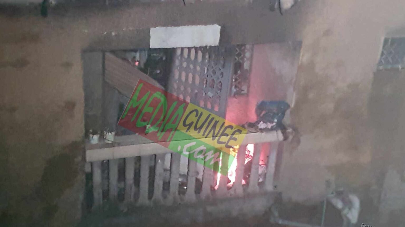 Conakry : un incendie ravage un étage à Dabondy