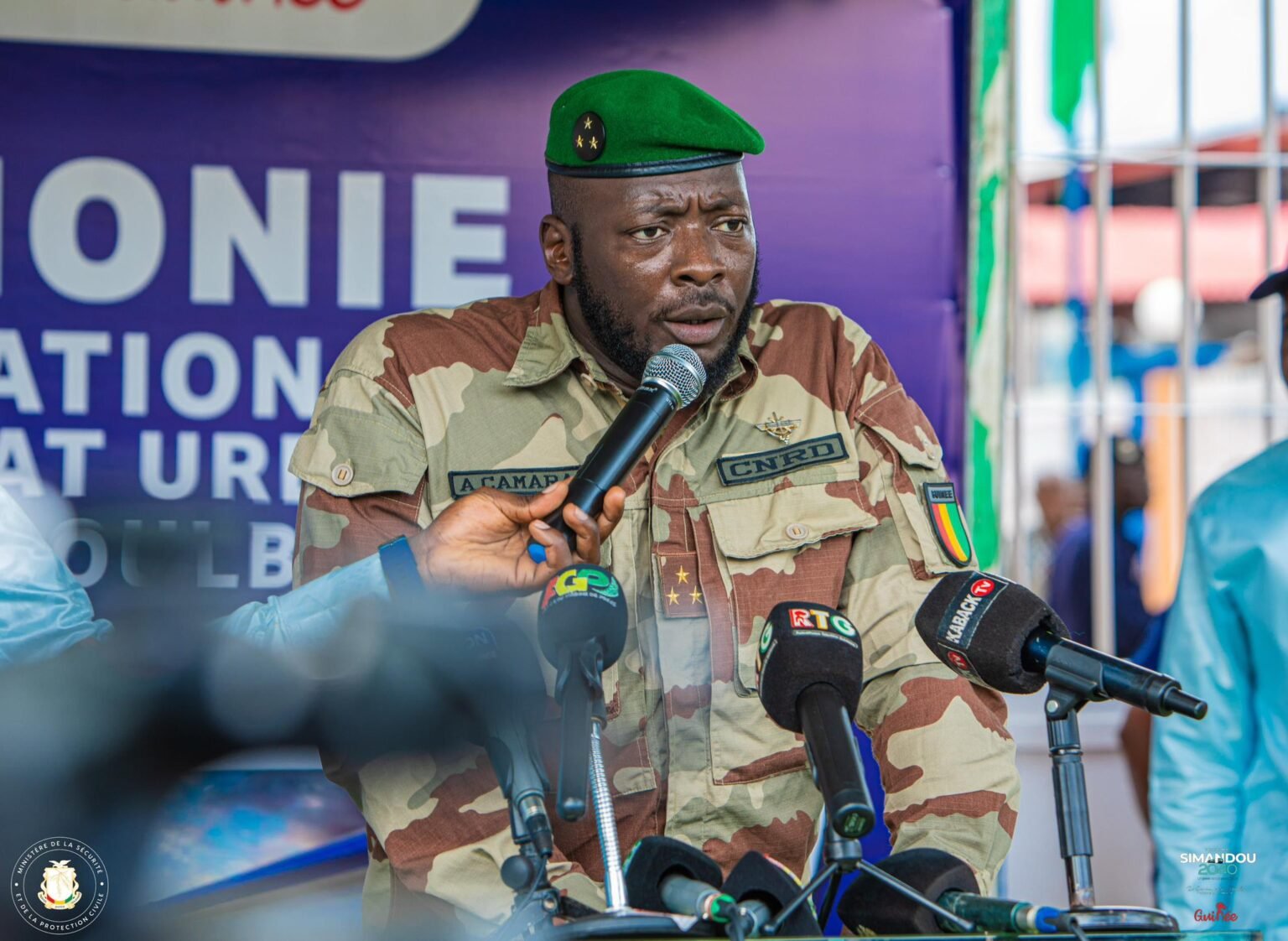 Le général Amara Camara assure que ‘’quand un pays veut se développer, il faut se donner les moyens pour sa paix et sa sécurité’’