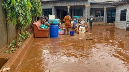 Inondations à Coyah : plusieurs sinistrés et un sexagénaire porté disparu