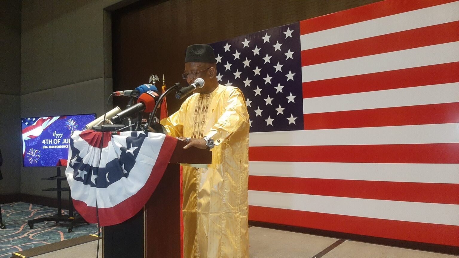 Yaya Kairaba Kaba, ministre de la justice : ‘’les relations entre la Guinée et les Etats-Unis sont séculaires’’