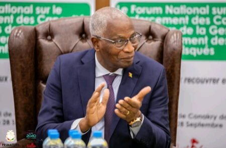 Lutte contre la criminalité financière : ‘’la Guinée se dote d’outils solides’’, selon le Premier ministre Bah Oury
