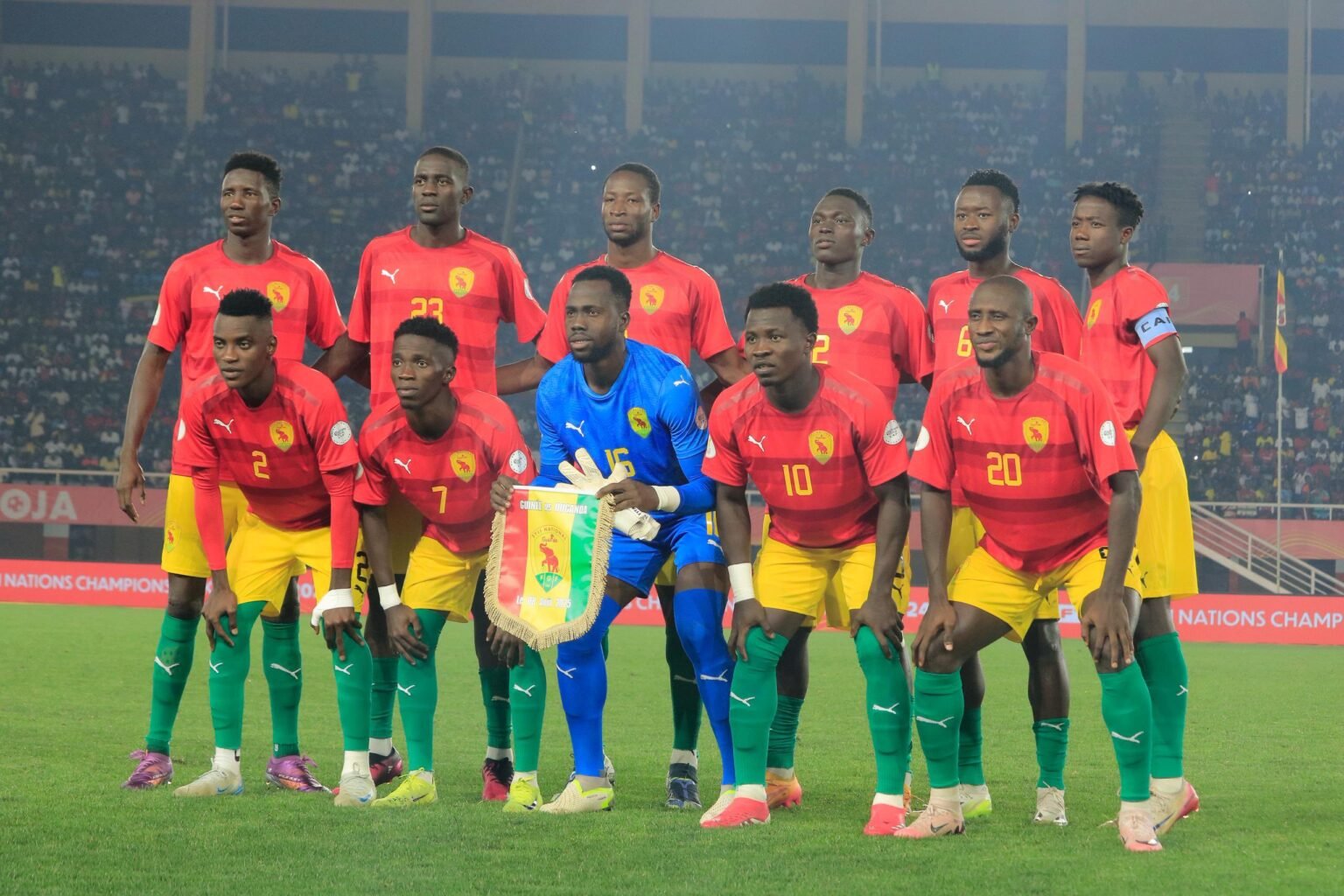 Direct-Kampala : La Guinée menée 1 but à 0 (mi-temps)