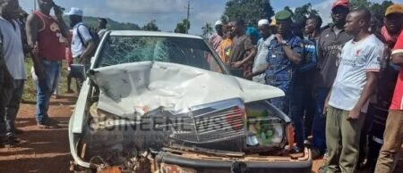 Accident de la route: la collision entre une voiture et une moto à Kolentén fait un mort et blessé