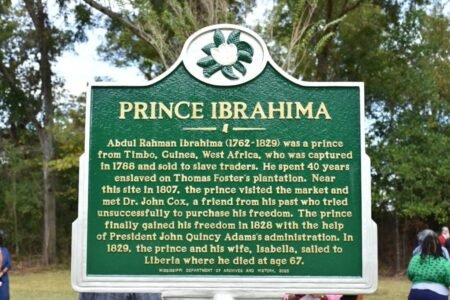 Du Fouta Djalon au Mississippi: la ville de Natchez immortalise l’histoire du prince-esclave Ibrahima Sori